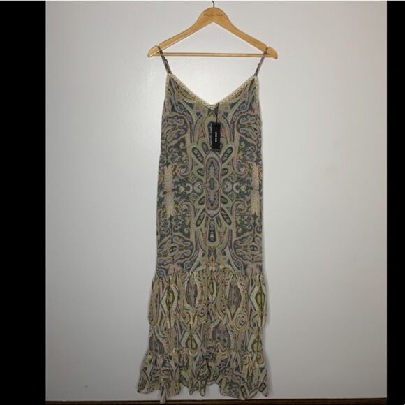 NWT Love Sam Malca paisley dress. Medium - Picture 5 of 10